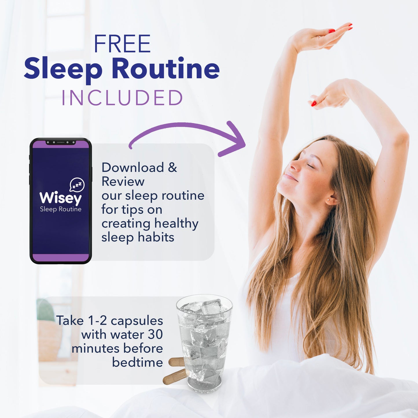 Wisey Natural Sleep Aid (Pack of 3) - Wisey