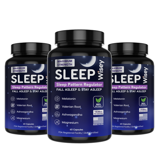 Wisey Natural Sleep Aid (Pack of 3) - Wisey